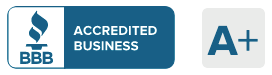 BBB Accredited Business with an A+ rating